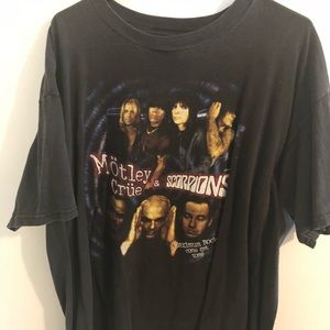 Motley crue & scorpions concert shirt